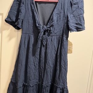 Altar'd State Navy Mini Dress